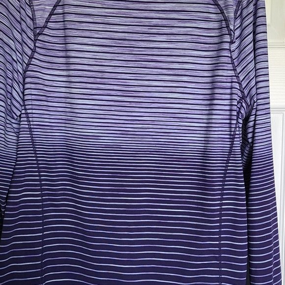 XL Women's long sleeve Purple active top - Picture 4 of 4